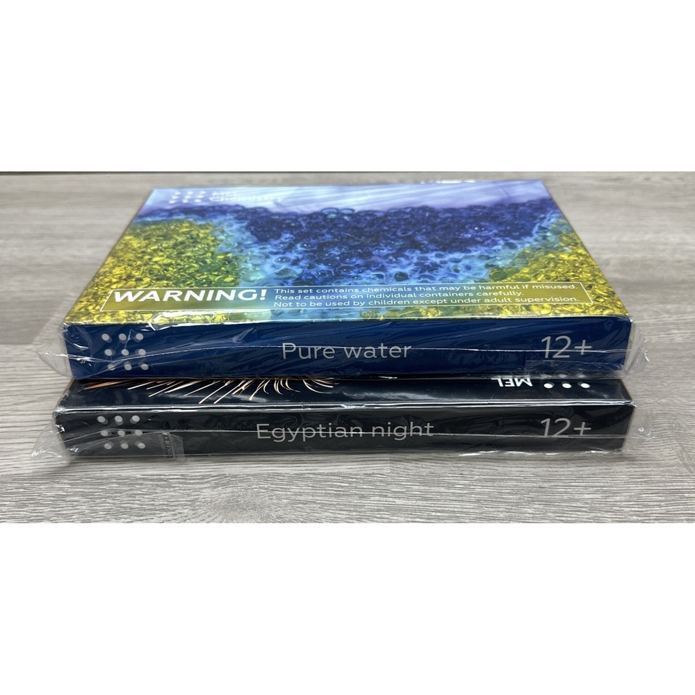 (2) Mel‎ Chemistry Homeschool Starter Kits (Pure Water + Egyptian Night)12+ NEW